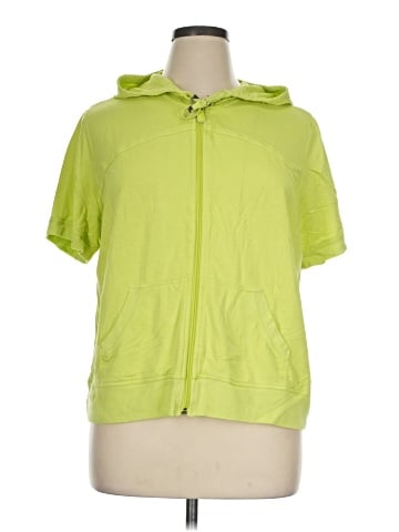 Zenergy by Chico's Zip Up Hoodie (view 1)
