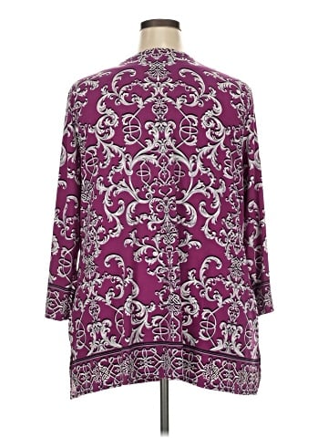 JM Collection 3/4 Sleeve Blouse (view 2)