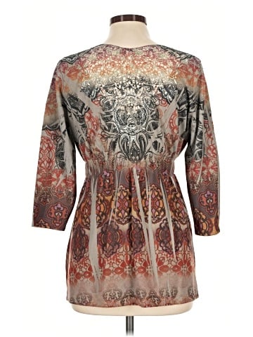 One World 3/4 Sleeve Blouse (view 2)