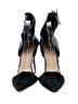 L.A.M.B. 100% Leather Black Heels Size 10 - photo 2