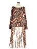 Ashley Stewart Print Orange Long Sleeve Blouse Size 18 Plus - photo 2