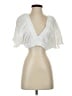 Aerie 100% Cotton White Short Sleeve Blouse Size M - photo 1
