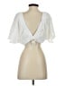 Aerie 100% Cotton White Short Sleeve Blouse Size M - photo 2