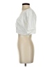 Aerie 100% Cotton White Short Sleeve Blouse Size M - photo 5