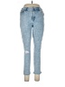 Express Hearts Blue Jeans Size L - photo 1