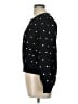 Adrianna Papell Polka Dots Black Pullover Sweater Size L - photo 5
