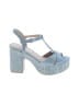Sun + Stone Blue Heels Size 7 - photo 1