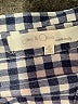 Eden & Olivia 100% Polyester Checkered-gingham Blue Sleeveless Blouse Size Sm Maternity - photo 6