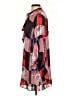BCBGeneration 100% Polyester Floral Graphic Checkered-gingham Color Block Black Pink Casual Dress Size XS - photo 5
