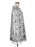 BCBGeneration 100% Polyester Print Gray Casual Dress Size L - photo 4