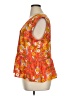 Ann Taylor LOFT Outlet 100% Polyester Orange Sleeveless Blouse Size XL - photo 5