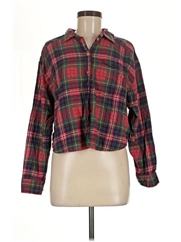American Eagle Outfitters Long Sleeve Button-Down Shirt (view 1)