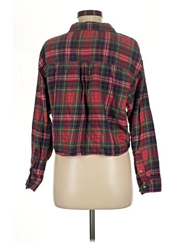 American Eagle Outfitters Long Sleeve Button-Down Shirt (view 2)