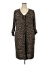Susan Lawrence Brown Kimono Size 2X - photo 1