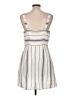 JOA 100% Polyester Stripes Ivory Casual Dress Size L - photo 2