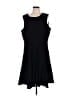 Calvin Klein Solid Black Casual Dress Size 18 - photo 1