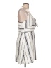JOA 100% Polyester Stripes Ivory Casual Dress Size L - photo 4