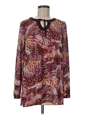 Susan Graver Long Sleeve Blouse (view 1)