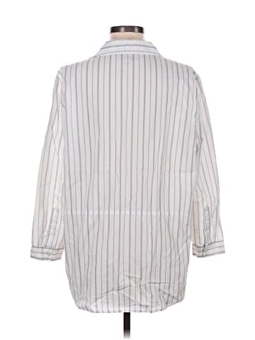 CALVIN KLEIN JEANS 3/4 Sleeve Button-Down Shirt (view 2)