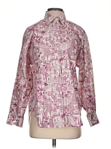 Maje Long Sleeve Button-Down Shirt (view 1)