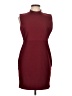 Missguided Solid Burgundy Cocktail Dress Size 12 - photo 1