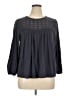 Lands' End Gray 3/4 Sleeve Blouse Size 1X - photo 1