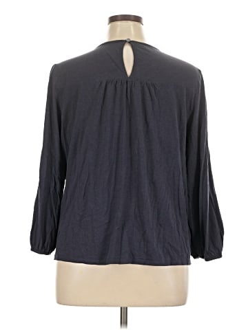 Lands' End 3/4 Sleeve Blouse (view 2)