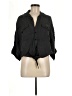 Zara Black 3/4 Sleeve Button-Down Shirt Size M - photo 1