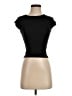 Pull&Bear Black Short Sleeve Turtleneck Size S - photo 1