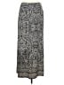 AB Studio Paisley Silver Gray Casual Skirt Size L - photo 1