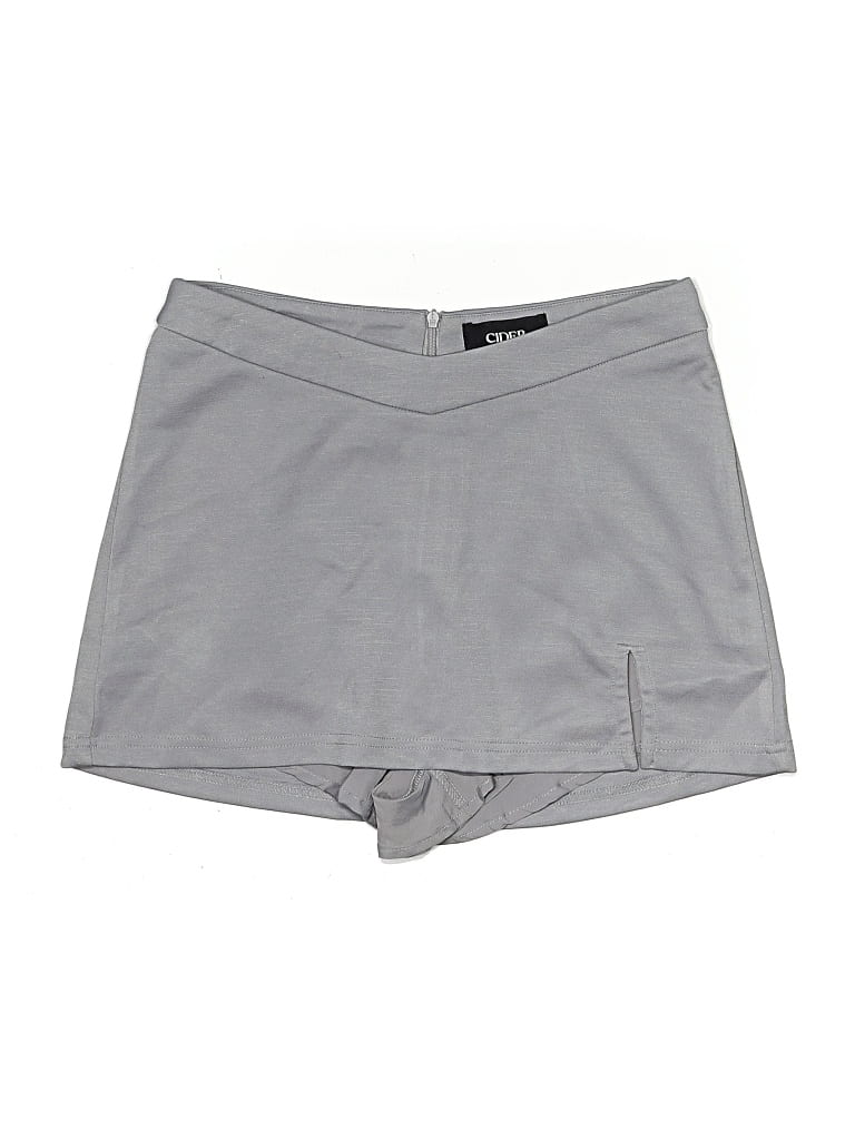 Pre-owned Cider Skort In Gray
