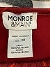 Monroe and Main 100% Polyester Chevron-herringbone Burgundy Casual Dress Size 1X - photo 7