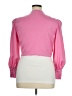 WAYF Solid Pink 3/4 Sleeve Blouse Size XL - photo 2
