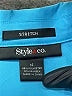 Style&Co Teal Sleeveless Blouse Size 14 - photo 7