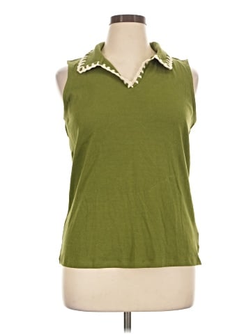 Lands' End Sleeveless Polo (view 1)