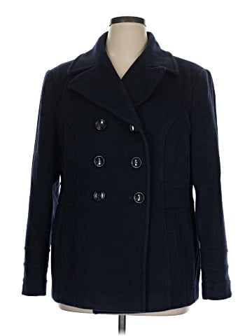 St. John's Bay Wool Coat (view 1)