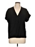 Gap Black Short Sleeve Blouse Size L - photo 1