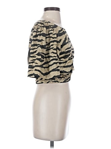 Ganni 3/4 Sleeve Top (view 2)