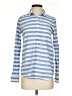 J.Crew Stripes Blue Long Sleeve Button-Down Shirt Size 2 - photo 1