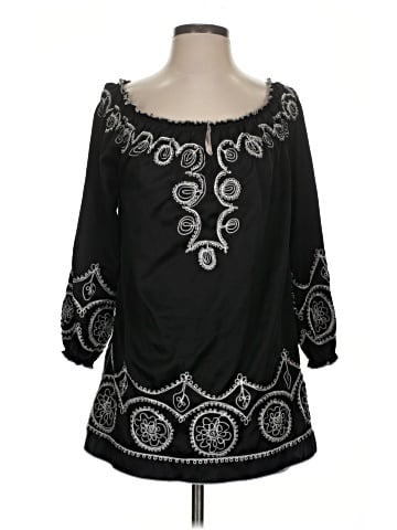 Sunny Leigh 3/4 Sleeve Blouse (view 1)