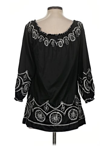 Sunny Leigh 3/4 Sleeve Blouse (view 2)