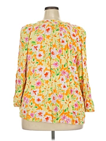 Crown & Ivy 3/4 Sleeve Blouse (view 2)