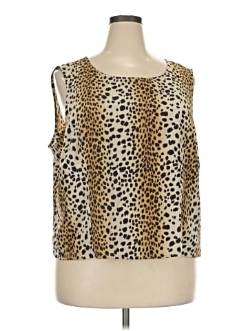 Leslie Fay Sleeveless Blouse (view 1)