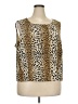 Leslie Fay 100% Polyester Gold Sleeveless Blouse Size 24WP - photo 1