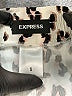 Express 100% Rayon Animal Print Ivory Shorts Size S - photo 3