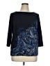 Roz & Ali Blue Cardigan Size XL - photo 1