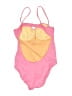 J.Crew Color Block Pink One Piece Swimsuit Size 6 - photo 2