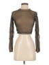 Alo Brown Long Sleeve Top Size S - photo 1