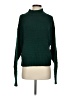 Double Zero 100% Acrylic Green Turtleneck Sweater Size S - photo 1