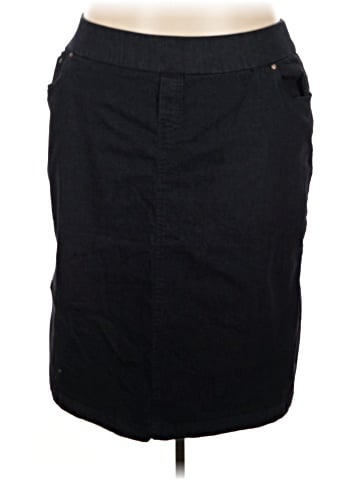 Jessica London Denim Skirt (view 1)